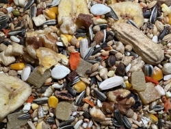 GREEN & BLUE-Parrot mix, TROPICAL FRUIT, 15kg