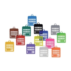 SET 12τεμ-Πλαστικό E-Z SPLIT Ring 2,5 mm