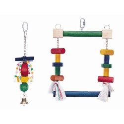 NOBBY: Bird Cage Toy JUNGLE Multicolor