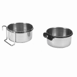 NOBBY: Stainless Bowl w/ Mounting Hook