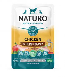 NATURO topper: GF CHICKEN in Herb Gravy 100g