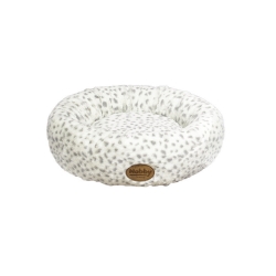 NOBBY: Comfort Bed, DONUT-ALANIS Grey-leopard