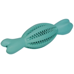 NOBBY: RUBBER rugby Ball w/ Bone DENTAL LINE