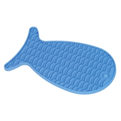 NOBBY: SILICONE activity Bowl Fish Blue
