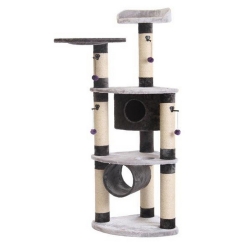 NOBBY: Cat Tree, SANTOS Plus Grey-Antracit