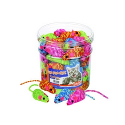 NOBBY DISPLAY: CAT toy box, x48 mouse wrapped, Red
