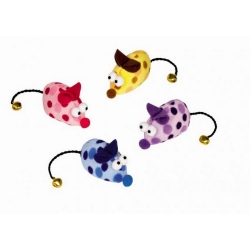 NOBBY: SET: PLUSH, Mouse & CATNIP, x2 Mixed colors