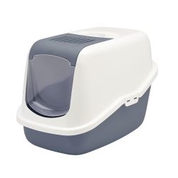 SAVIC: Cat toilet-NESTOR limited Cold Blue-White
