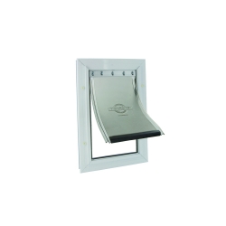 PETSAFE cat door 660 Aluminum White