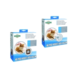 PETSAFE cat door 400 w/ magnetical collar key White