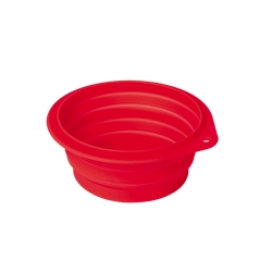 NOBBY: SILICONE Bowl, Αναδιπλούμενο Red