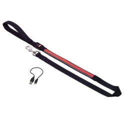 NOBBY: Leash LED - FLASH MESH Red