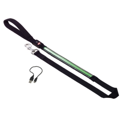 NOBBY: Leash LED - FLASH MESH Green