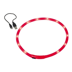 NOBBY: LED Collar VISIBLE Red