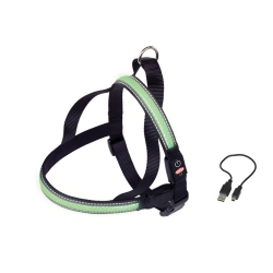 NOBBY: Norwegian LED Harness FLASH MESH Green
