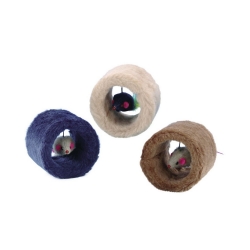 NOBBY: Plush roll with mouse Mixed colors