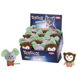NOBBY: PLUSH Mouse & Owl & CATNIP x20