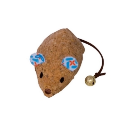 NOBBY: Mouse CORK & CATNIP Blue