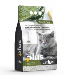 Cat-Fun PLUS: MARSEILLE Soap, cat litter, 10L