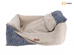 AMIPLAY-Bed Cover MONI x2τεμ Beige