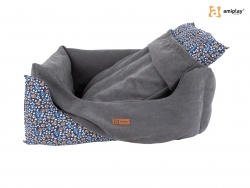 AMIPLAY-Bed Cover MONI x2τεμ Graphite
