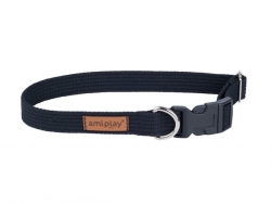 AMIPLAY-Eco Collar COTTON Black