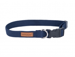 AMIPLAY-Eco Collar COTTON Navy Blue