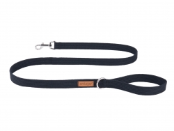 AMIPLAY-Eco Leash COTTON Black