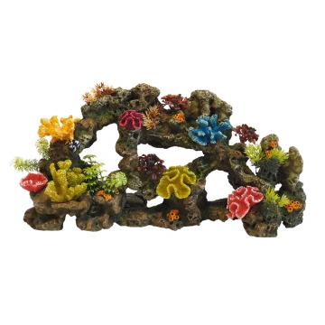 NOBBY: Aqua Ornaments CORAL STONE with plants