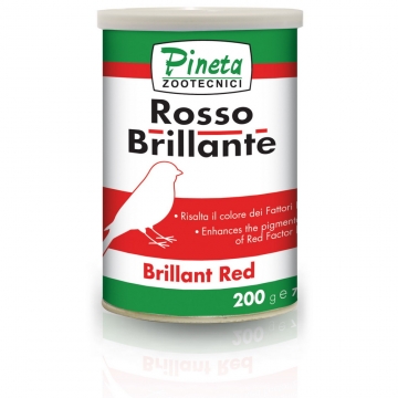 PINETA-Color-ROSSO BRILLANTE. Red, 200g