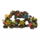 NOBBY: Aqua Ornaments CORAL STONE with plants