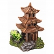 NOBBY: Aqua Ornament, ASIAN TEMPLE with Plants