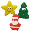 XMAS-Latex 3 Shapes  Display 24 pcs, 9,5 - 11 cm