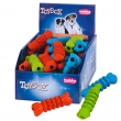 NOBBY DISPLAY: Dental RUBBER Bone assorted