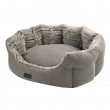 NOBBY: Oval Comfort Bed CACHO Light brown