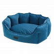 NOBBY: Comfort bed oval CORDO blue