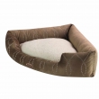 NOBBY: Comfort corner bed CENO brown