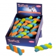 NOBBY DISPLAY: RUBBER plait assorted colours