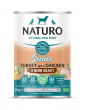 NATURO can-GF Senior TURKEY, CHICKEN, Fruits 390g