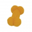 NOBBY-TPR toy,  spiky bone Flocking  - orange