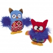 NOBBY DISPLAY: PLUSH Owl & CATNIP x12 Mixed colors