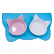 NOBBY: Silicone bowl Mat GATO light blue