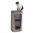NOBBY: Cat Tree barrel CAPTA II brown linen optics