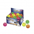 NOBBY-DISPLAY-Rubber foam toy Smiley Balls, 24pcs