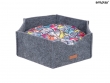 AMIPLAY-Crown Bed 2 in 1 HYGE Gray