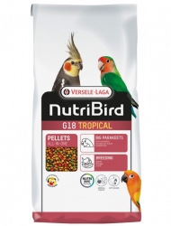NUTRIBIRD-Πλήρης τροφή PELETS-G18 Tropical, 10kg
