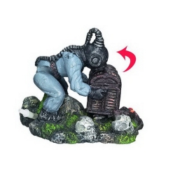 NOBBY: Aqua Ornament, DIVER, w/ Treasure Chest