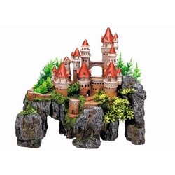 NOBBY: Aqua Ornament, CASTLE with Plants