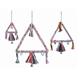 NOBBY: Bird Cage Toy TRIANGLE Multicolor