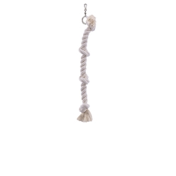 NOBBY: Bird Cage Toy ROPE White